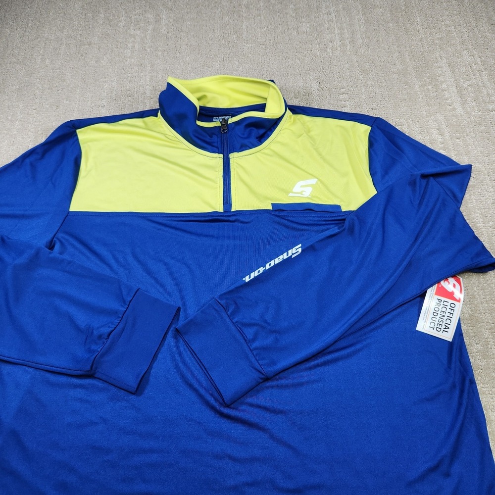 Snap On Tools Sweatshirt Mens XL Performance 1/4 Zip Lightweight UPF Stretch NEW